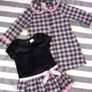 Baby Girl Dress with Coat Size 12 months
